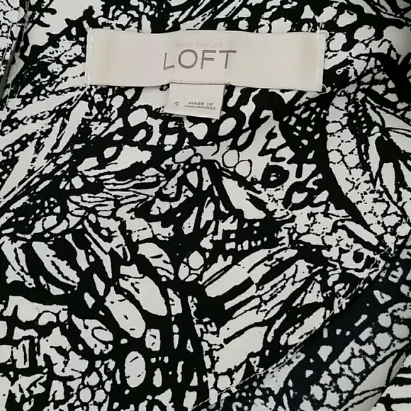 Ann Taylor Loft print top - Picture 3 of 4